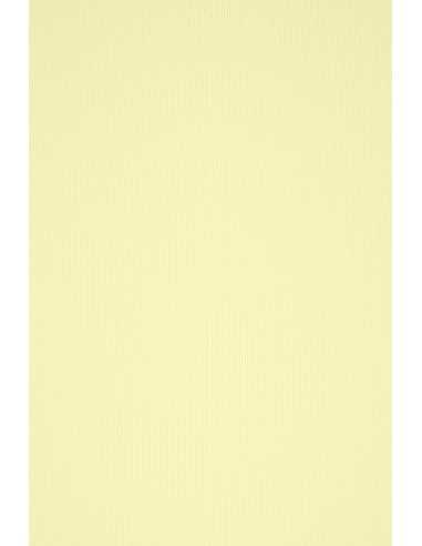 Papier décoratif texturé nervuré coloré Acquerello 100g Camoscio crème em. 50A4