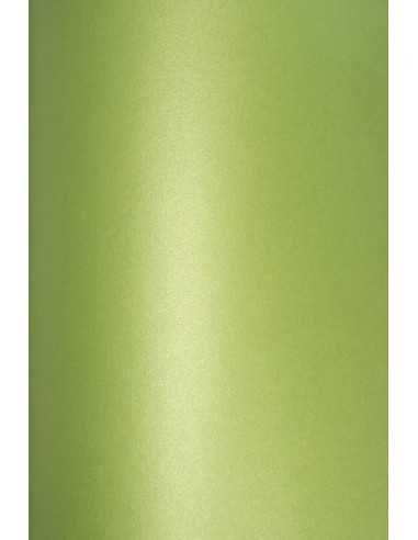 Papier métallisé vert nacré 120g Cocktail Mohito - 10 feuilles A4