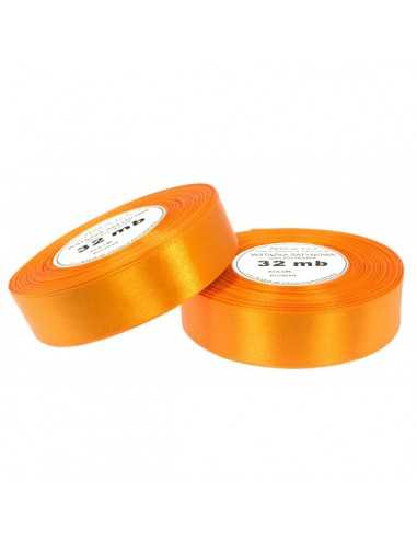 25mm WS8018 Ruban de satin orange 32mb