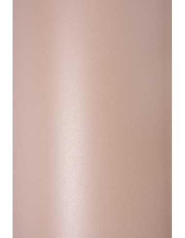 Papier décoratif métallisé perle Sirio Pearl 125g Misty Rose rose em. 10A4