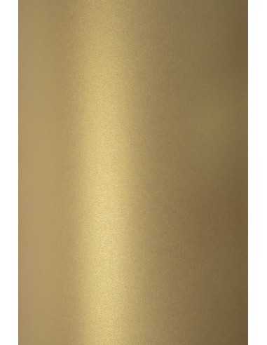 Papier métallisé doré nacré 125g Sirio Pearl Gold - 10 feuilles A4