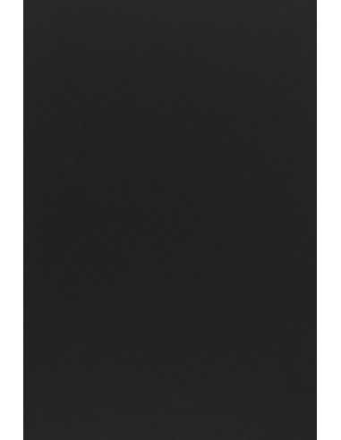 Papier coloré noir 210g Sirio Color Black - 25 feuilles A4