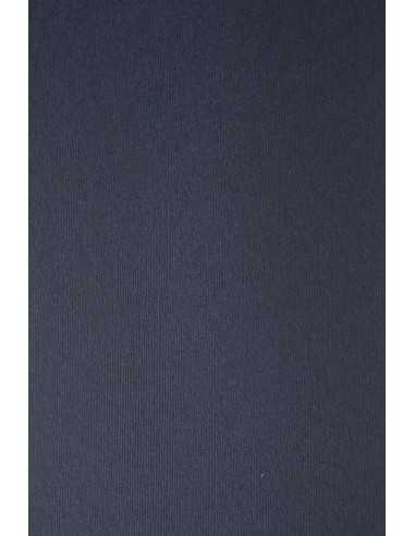 Papier coloré texturé bleu marine à rayures 280g Nettuno Blue Navy - 10 feuilles A4