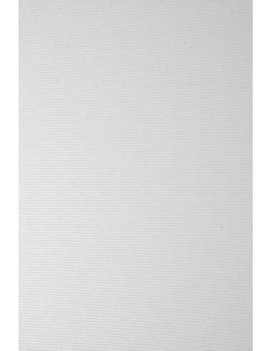 Papier décoratif texturé Elfenbens 246g Rayures blanc em. 100A4