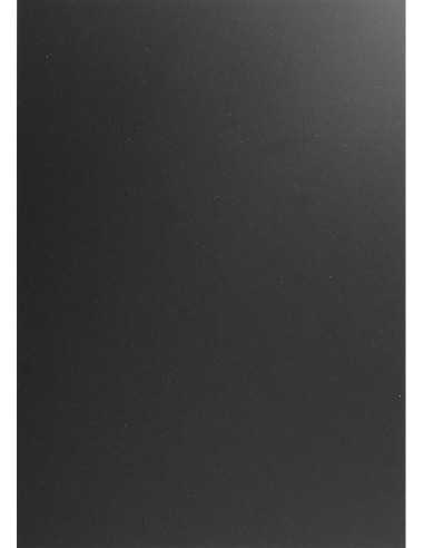 Papier coloré noir 330g Plike Black - 10 feuilles A5