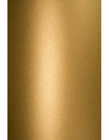 Papier métallisé doré foncé nacré 285g Stardream Antique Gold - 10 feuilles A5