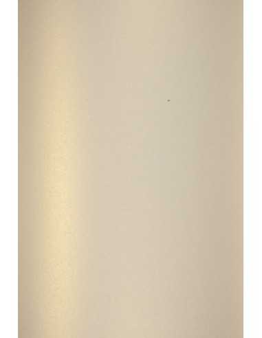 Papier décoratif métallisé perle Majestic 120g Light Gold l'or em. 10A5