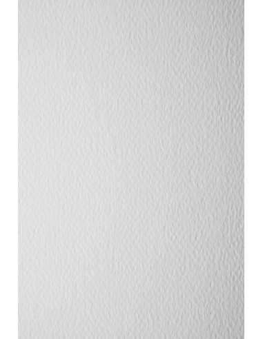 Papier décoratif texturé coloré Prisma 160g Bianco blanc em. 20A5