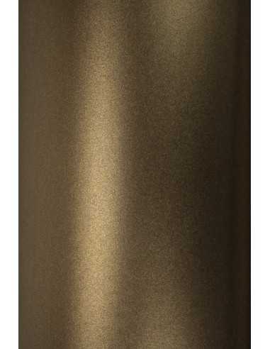 Papier décoratif métallisé perle Majestic 250g Medal Bronze marron em. 10A5