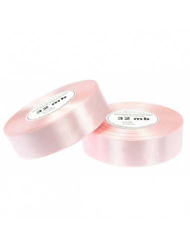 25mm WS8033 Ruban de satin poudre rose 32mb