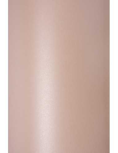 Papier décoratif métallisé perle Sirio Pearl 125g Misty Rose rose em. 10A5