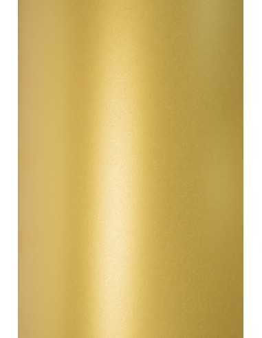 Papier décoratif métallisé perle Sirio Pearl 230g Aurum l'or em. 10A5