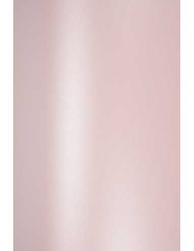 Papier décoratif métallisé perle Majestic 120g Petal rose 72x102 R250