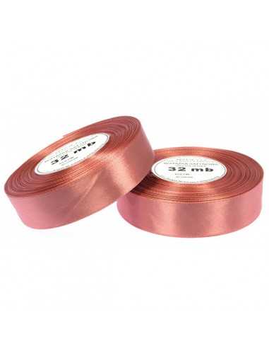 25mm WS8043 Ruban de satin corail 32mb