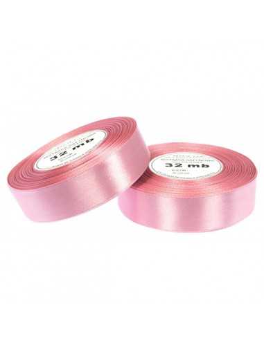 25mm WS8044 Ruban de satin sale rose 32mb