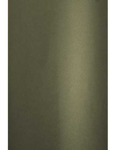 Papier métallisé gris-doré nacré 280g Aster Metalllic Grey Gold (70x100cm)