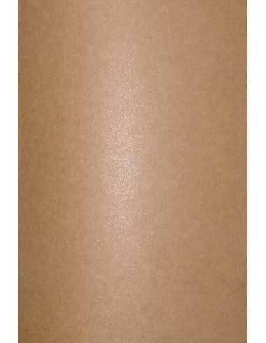 Papier marron pailleté 300g Aster Metalllic Rustic Cooper Dust EKO (70x100cm)