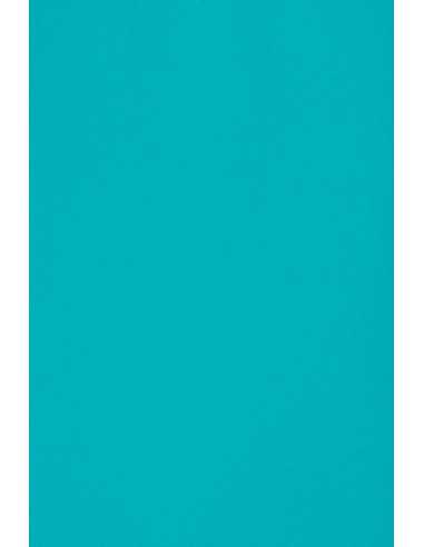 Papier ordinaire décoratif coloré Burano 250g B55 Azzurro Reale bleu 70x100 R125