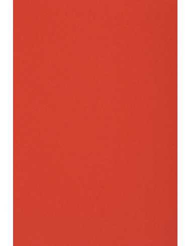 Papier ordinaire décoratif coloré Burano 250g B61 Rosso Scarlatto rouge 70x100 R125