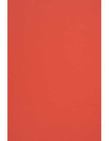 Papier ordinaire décoratif coloré écologique Woodstock 285g Rosso rouge 70x100 R100