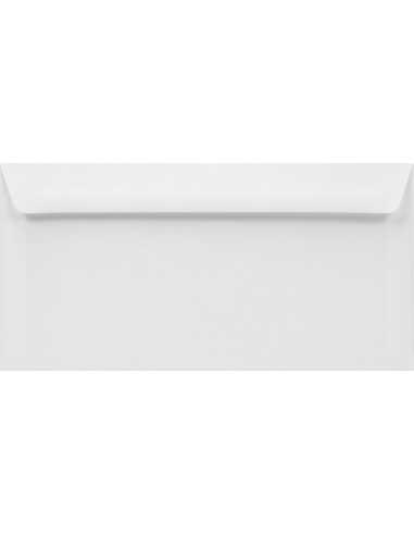 Enveloppe blanche DL (11x22cm) bande adhésive Lessebo White 100g