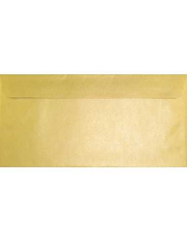 Enveloppe décorative perle métallisée DL 11x22 HK Sirio Pearl Aurum l'or 110g