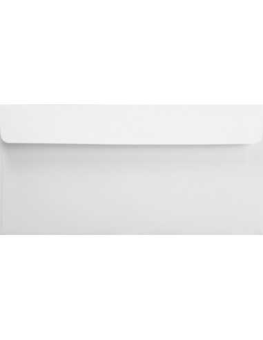 Enveloppe décorative blanche DL (11x22cm) bande adhésive Splendorgel 120g