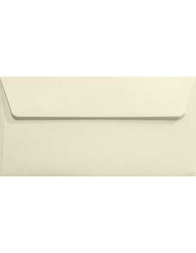 Enveloppe décorative texturé Côtelée DL 11x22 HK Aster Laid Ivory écru 120g