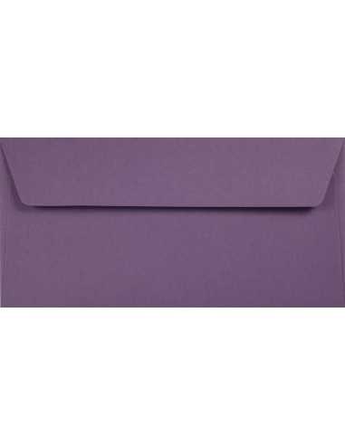 Enveloppe décorative couleur unie écologique DL 11x22 HK Kreative Lavender violet 120g