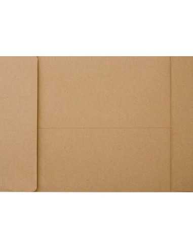 Enveloppe à soufflet marron C5 (16,2x22,9x2,5cm) bande adhesivé - 50 pièces