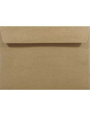 Enveloppe écologique marron C5 (16,2x22,9cm) bande adhésive EKO Kraft 100g