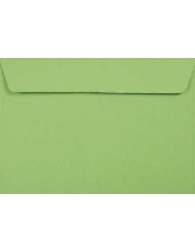 Enveloppe écologique colorée verte C6 (11,4x16,2cm) bande adhésive Kreative Apple 120g