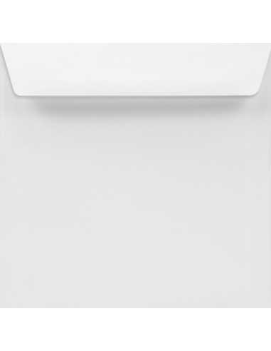 Enveloppe décorative unie carré K4 17x17 HK Olin White blanc 120g