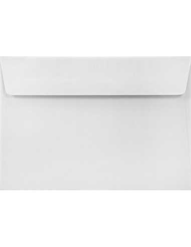 Enveloppe décorative texturé C5 16,2x22,9 HK Acquerello Bianco Rayures blanc 120g