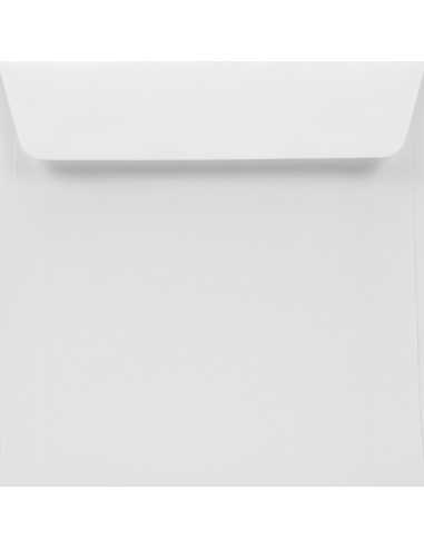 Enveloppe décorative unie carré K4 17x17 HK Lessebo Arco blanc 120g