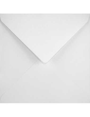 Enveloppe décorative unie carré K4 14x14 NK Olin White blanc 120g