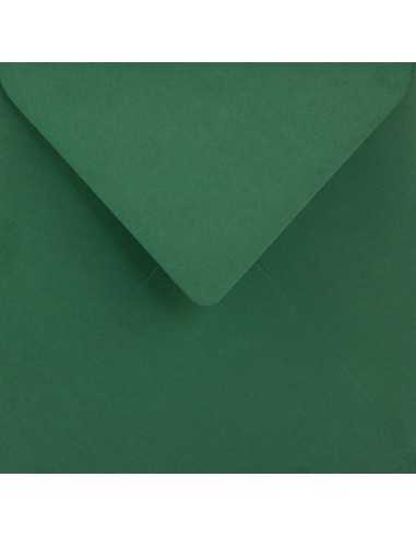 Enveloppe décorative couleur unie carré K4 15,3x15,3 NK Sirio Color Foglia sombre vert 115g