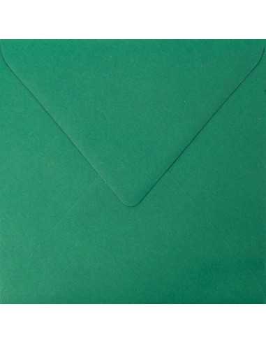 Enveloppe décorative couleur unie carré K4 15,3x15,3 NK Burano English Green sombre vert 90g