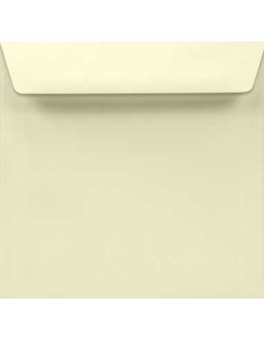 Enveloppe décorative unie carré K4 15,6x15,6 NK Lessebo Ivory écru 100g