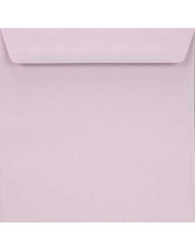 Enveloppe colorée lilas carrée (15,5x15,5cm) bande adhésive Burano Lilla 90g