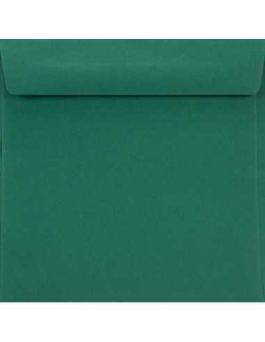 Enveloppe décorative couleur unie carré K4 15,5x15,5 HK Burano English Green sombre vert 90g