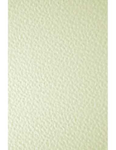 Papier texturé martelé écru 246g Elfenbein Hamer Chamois (61x86cm)