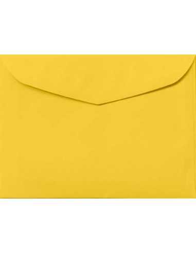 Enveloppe colorée jaune B6 (12,5x17,5cm) collage humide Apla 80g