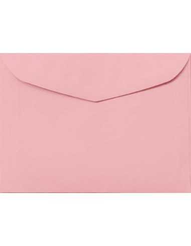 Enveloppe décorative couleur unie B6 12,5x17,5 NK Apla rose 80g