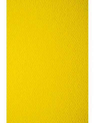 Papier coloré texturé jaune 220g Prisma Cedro - 10 feuilles A3