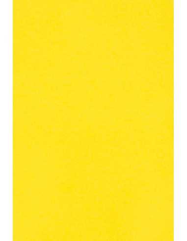 Papier coloré jaune 250g Burano Giallo Zolfo - 10 feuilles A3