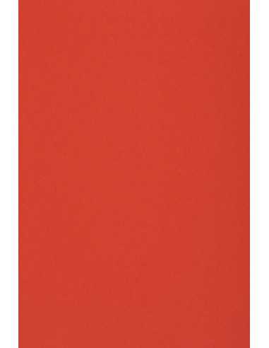 Papier ordinaire décoratif coloré Burano 250g Rosso Scarlatto B61 rouge em. 10A5