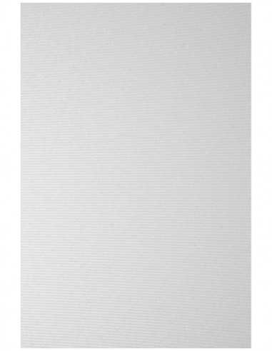 Papier décoratif texturé Elfenbens 246g Rayures blanc em. 20A5