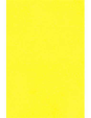 Papier coloré jaune 225g Kaskad Canary Yellow - 50 feuilles A4