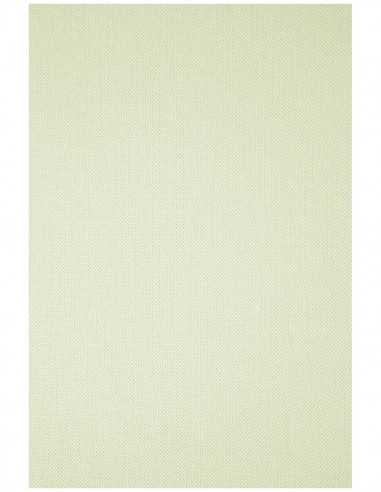 Papier texturé trame écru 246g Elfenbein Chamois - 20 feuilles A5